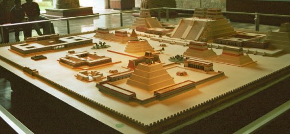 Tempelbezirk in Tenochtitlan
