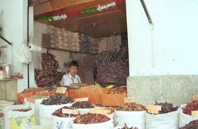 Chiliverkäufer von Antje Baumann