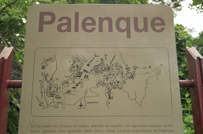 Plan von Palenque von Antje Baumann