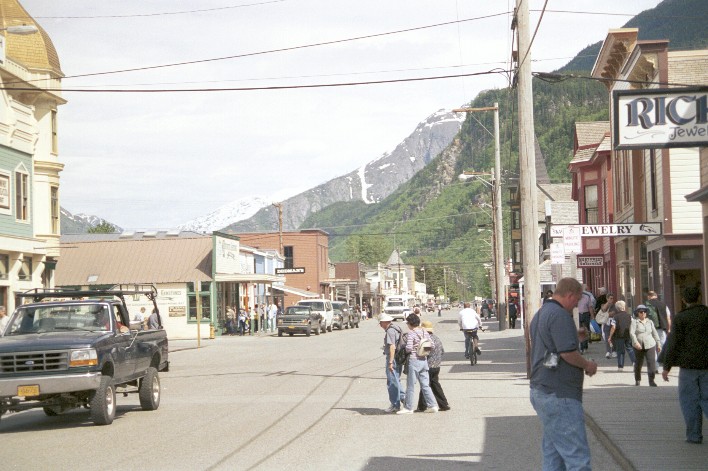 Skagway: Hauptstrasse von Antje Baumann