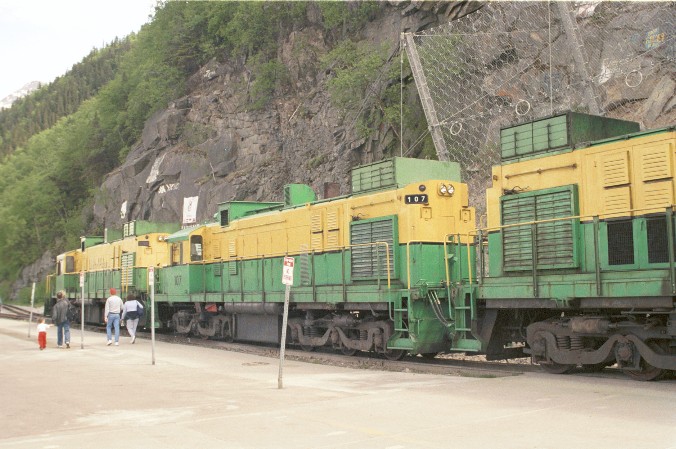 White Pass Train: Lokomotiven von Antje Baumann