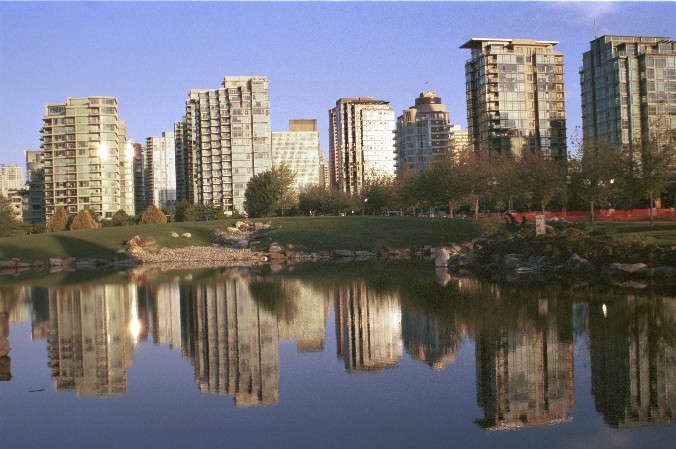 Abendstimmung im Stanley Park von Antje Baumann