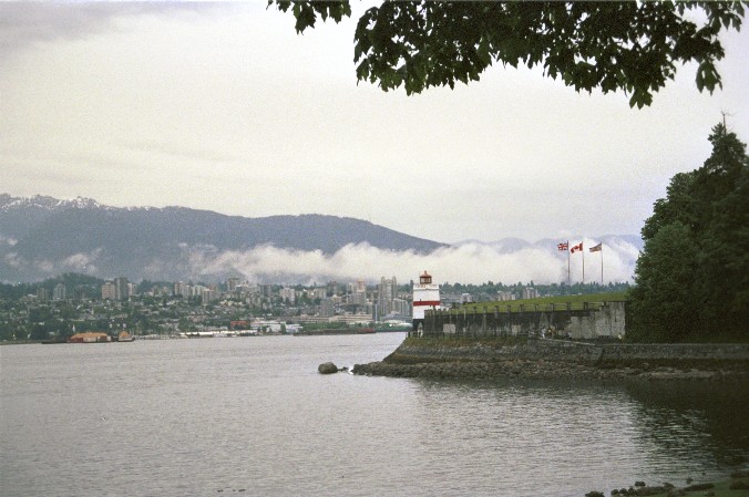 Regenstimmung im Stanley Park von Antje Baumann