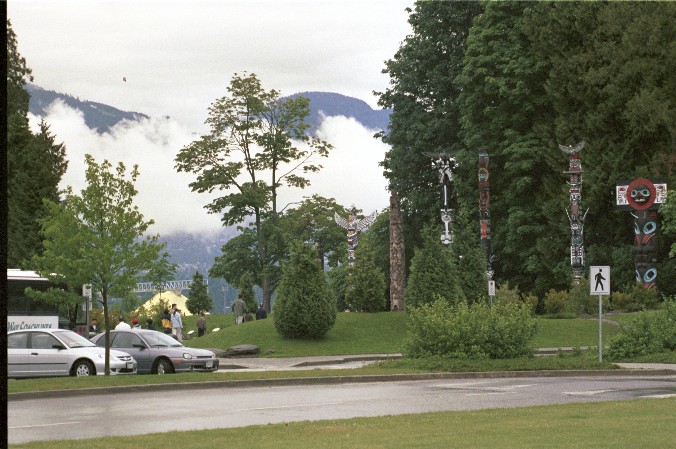 Regenstimmung im Stanley Park von Antje Baumann