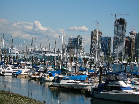Vancouver: Hafen und Skyline von Bernd Pätzold