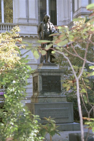 Denkmal von Benjamin Franklin von Antje Baumann