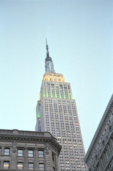 Empire State Building am Abend von Antje Baumann