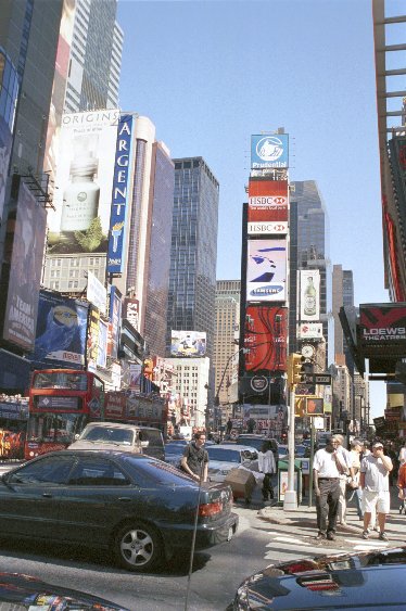 Times Square am Tag von Antje Baumann