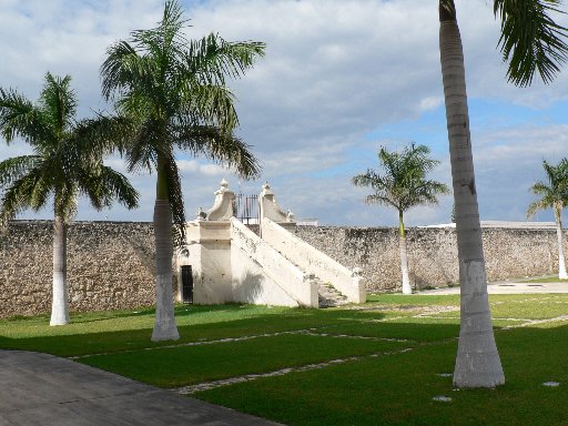 Stadtmauer von Campeche von Antje Baumann
