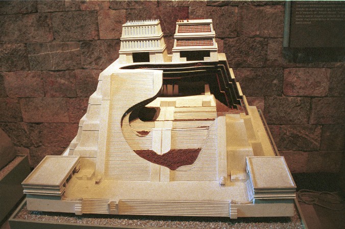 Model des Templo Mayor von Antje Baumann
