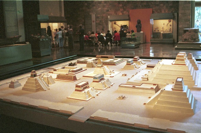Model von Tenochtitlan von Antje Baumann