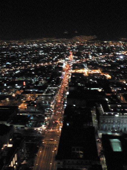 Mexico City bei Nacht von Antje Baumann