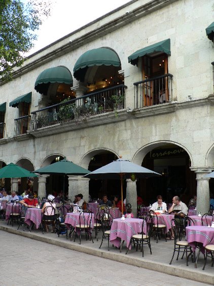 Restaurant am Zocalo in dem wir Mittag aen von Antje Baumann