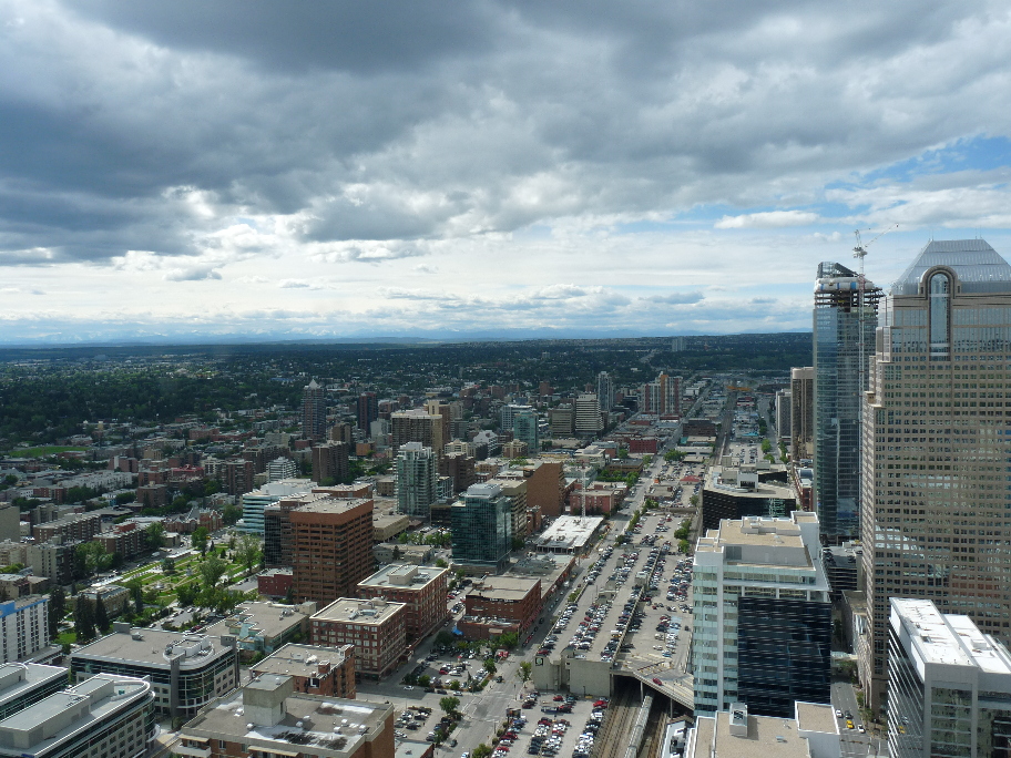 Blick vom Calgary Tower von Antje Baumann