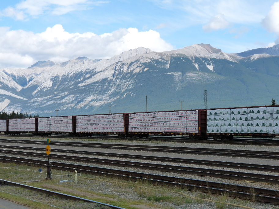 Langer Güterzug in Jasper von Antje Baumann