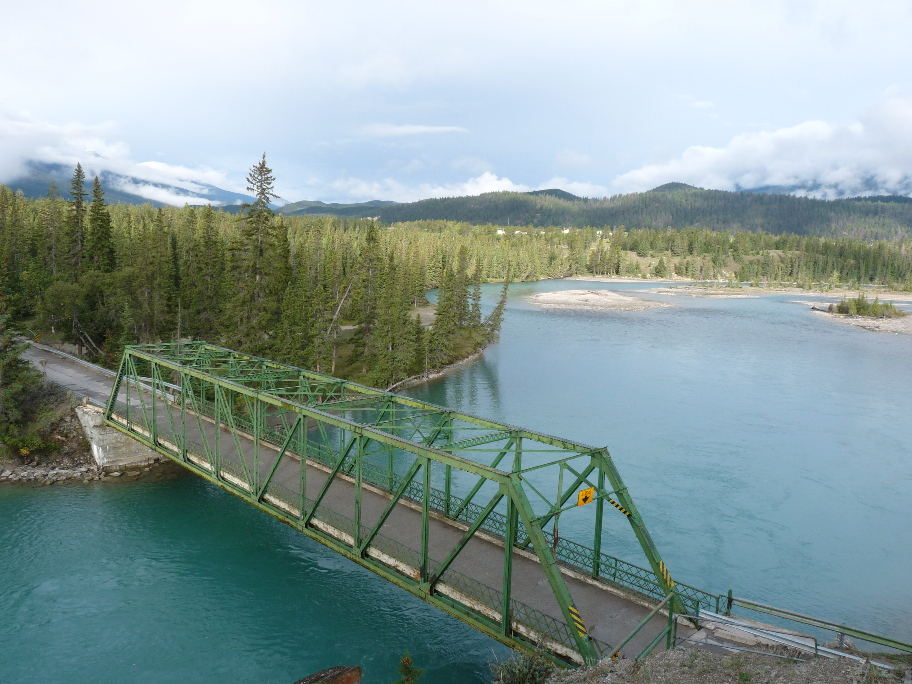 Brcke ber den Athabasca River von Antje Baumann