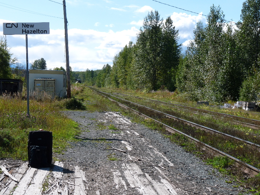 Bahnhof in New Hazelton von Antje Baumann