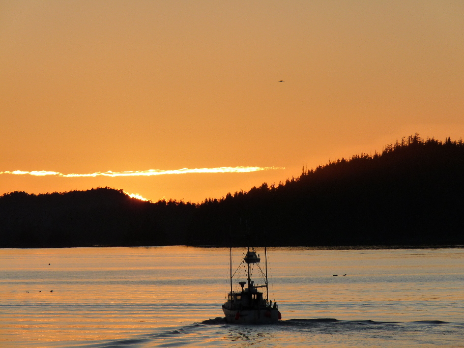 Sonnenuntergang in Prince Rupert von Antje Baumann