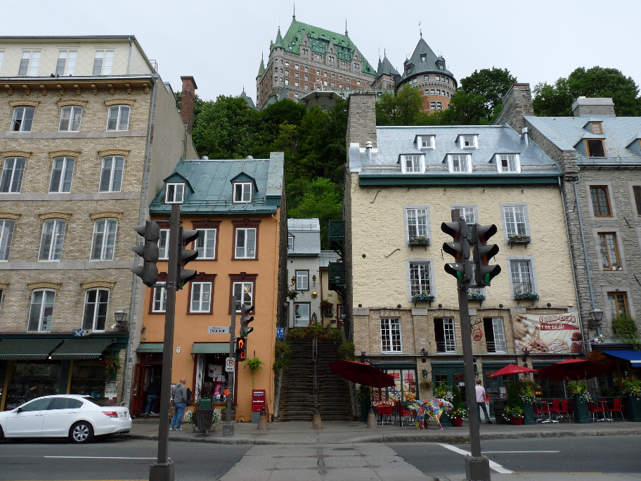 Vieux-Québec mit dem Château Frontenac von Antje Baumann