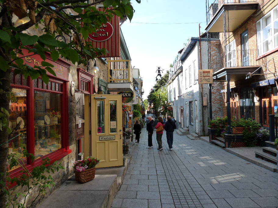 Vieux-Qubec: Rue du Petit Champlain von Antje Baumann