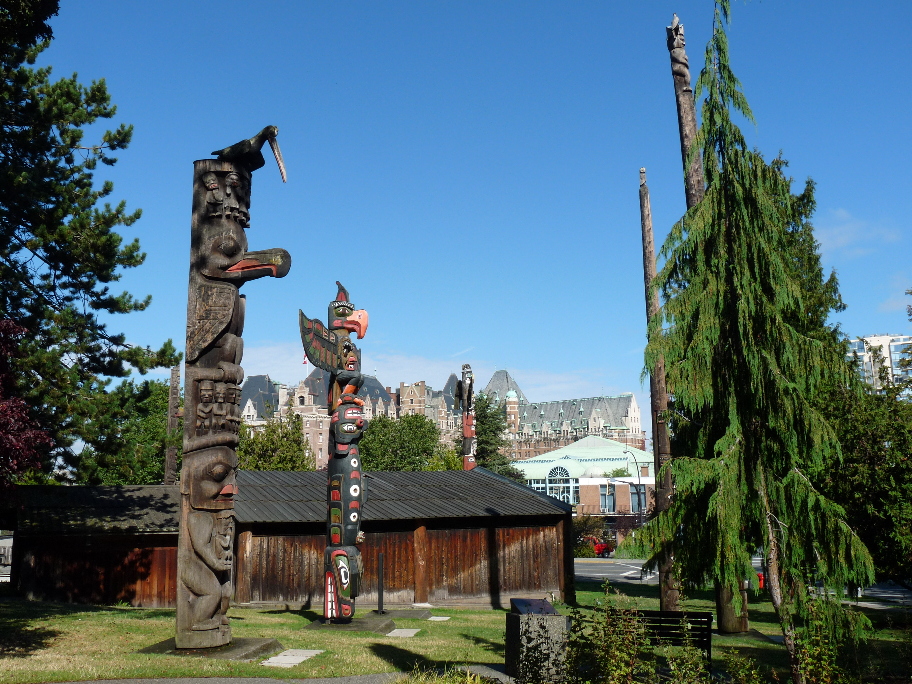 Thunderbird Park in Victoria von Antje Baumann