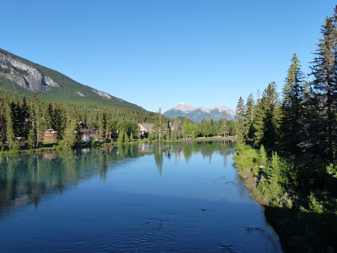 Bow River bei Banff von Antje Baumann