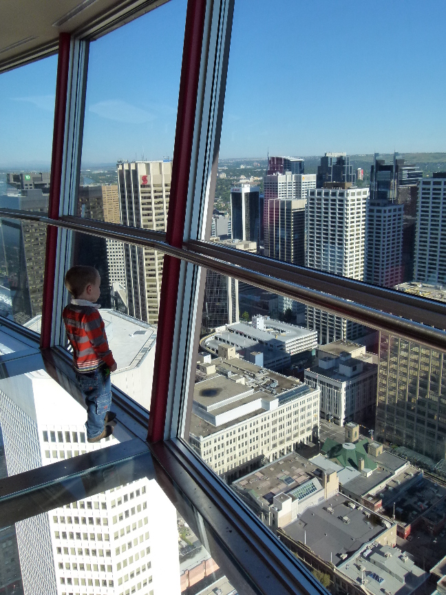 Auf dem Calgary Tower von Antje Baumann