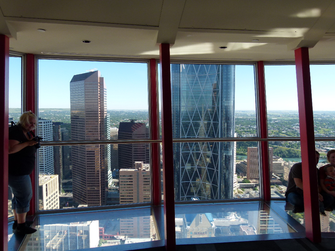 Auf dem Calgary Tower von Antje Baumann