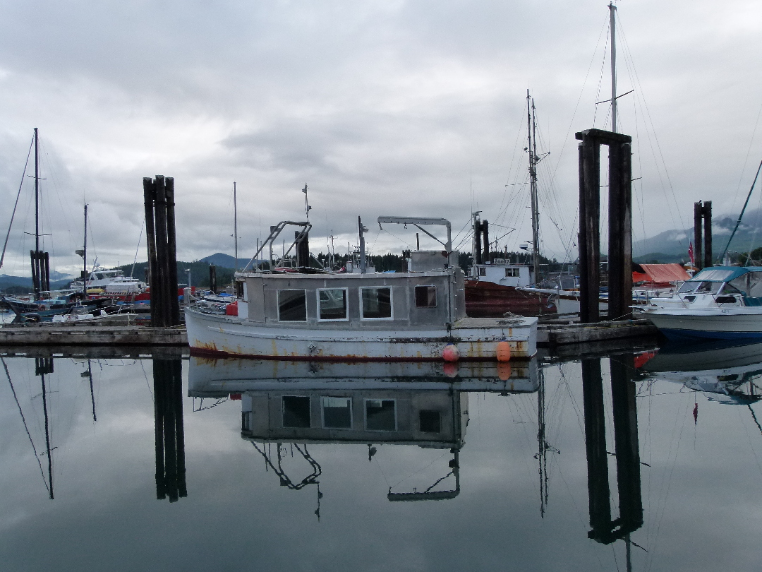 Hafen von Queen Charlotte City von Antje Baumann