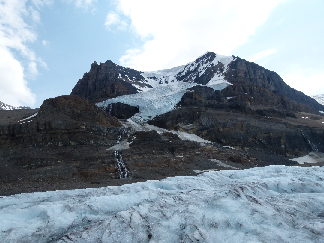 Auf dem Athabasca Gletscher von Antje Baumann