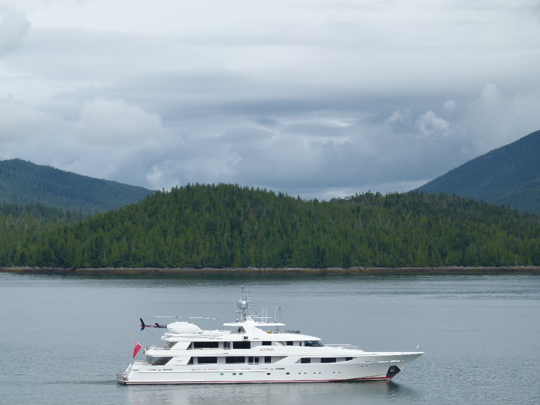 Yacht in Prince Rupert von Antje Baumann