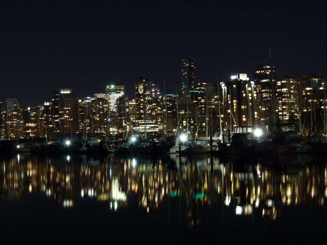 Vancouver in der Nacht von Antje Baumann