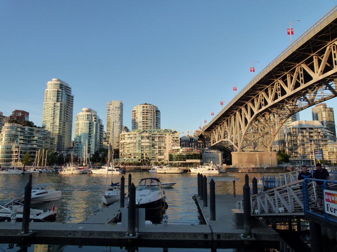 Blick von Granville Island von Antje Baumann