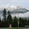Berge und Wolken in Jasper von Antje Baumann