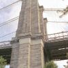 Bein der Brooklyn Bridge von Antje Baumann