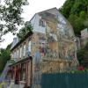 Bemalte Hausfassade in Vieux-Québec von Antje Baumann