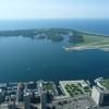 Blick vom CN Tower auf den Lake Ontario von Antje Baumann