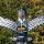 Donnervogel vom Ellen Neel Totempfahl auch bekannt als Kakaso'las von Antje Baumann