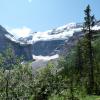 Gletscher am Wanderweg „Plain of Six Glaciers“ von Antje Baumann