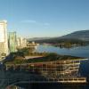 Blick vom Hotelzimmer auf Vancouver von Antje Baumann